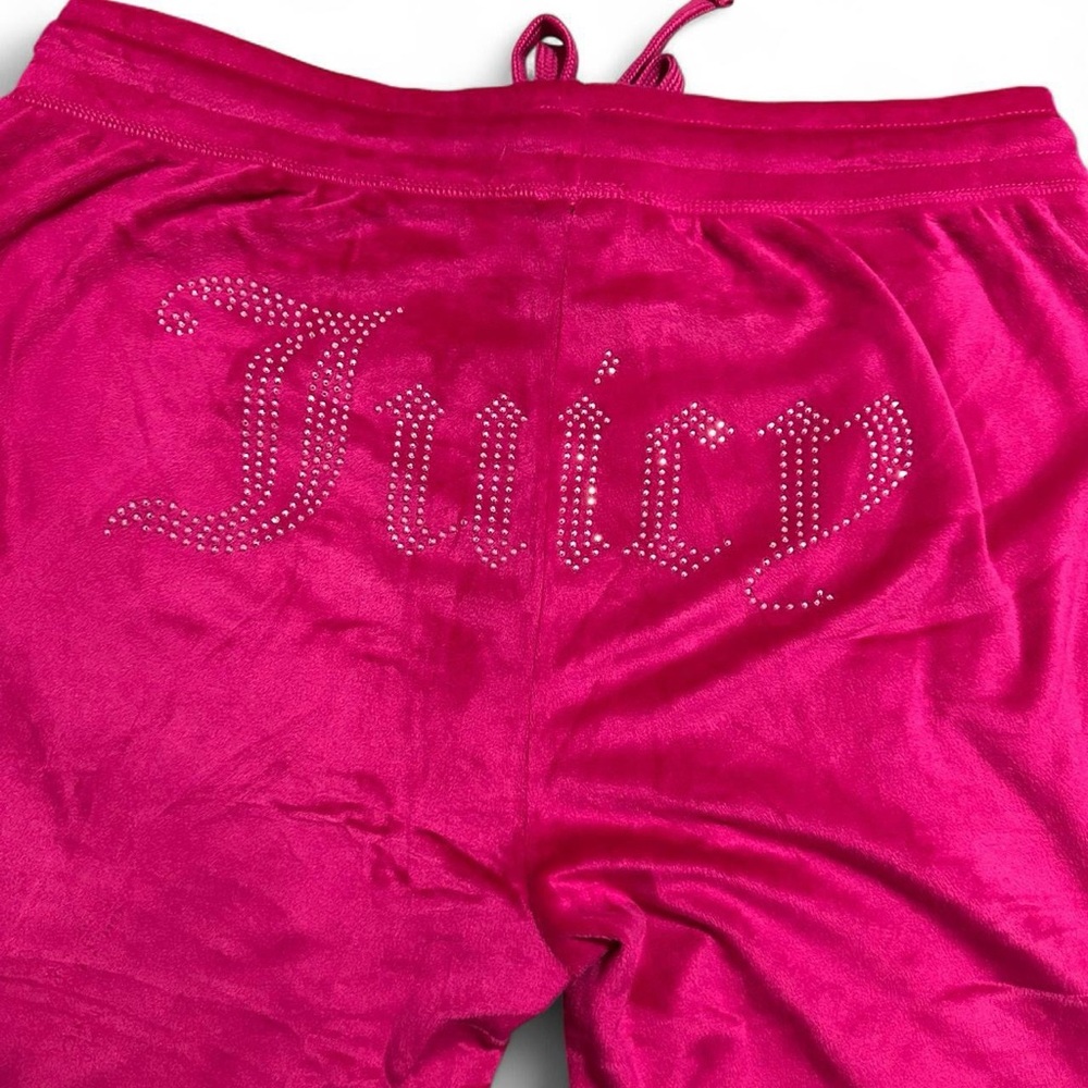 Juicy Couture Fuchsia Velour Track Pants